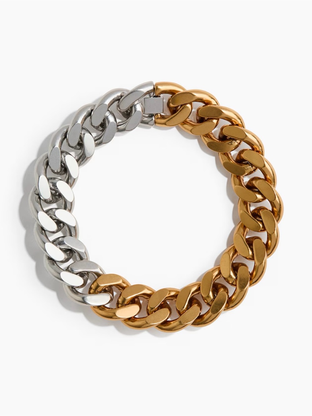 STELLA MCCARTNEY H&M
NIB TWO-TONE GOLD AND SILVER CHUNKY NECKLACE - Picture 2 of 2